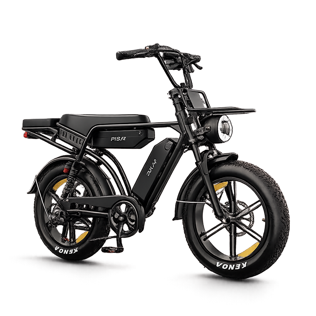 PIXAR M9 retro e-bike black